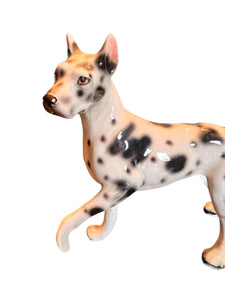 Antique Ceramic Great Dane Dog Statue - Vintage AnthropologyVintage Anthropology