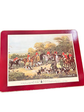 Load image into Gallery viewer, Vintage equestrian English Hunt Table Mats￼ - Vintage AnthropologyVintage Anthropology
