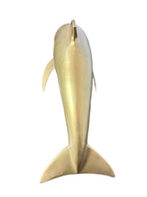 Load image into Gallery viewer, Vintage Brass Dolphin Statue