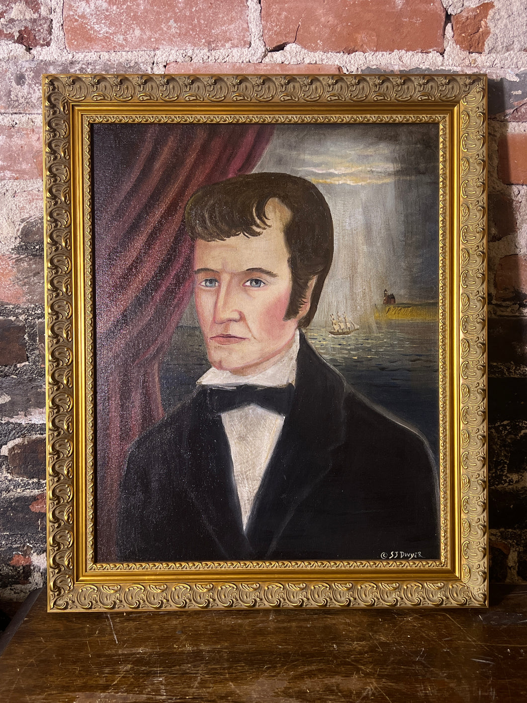 Susan Dwyer Oil Painting of a Gentleman
