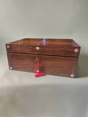 Antique 19th century Mother of Pearl Inlayed Box