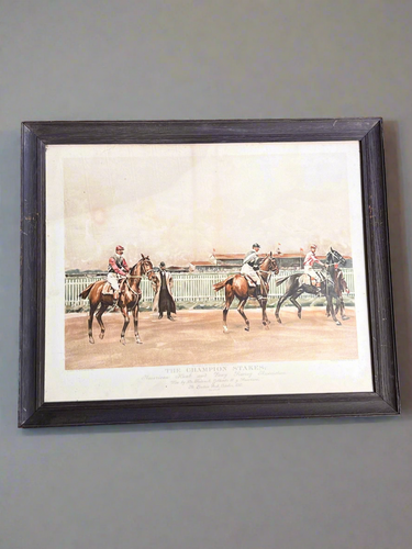 W.S Allen Vanderbilt Hunting Sporting Print The Champion Stakes