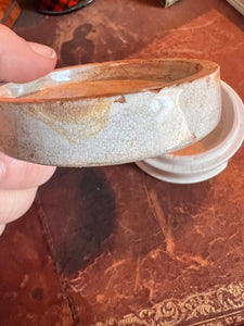 Antique Ironstone Transferware Dentist Paste Jar