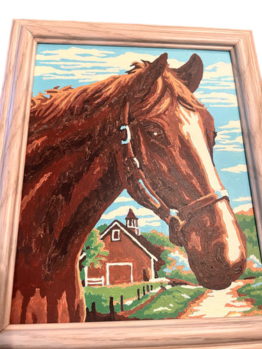 Vintage Horse Equestrian Paint by Number