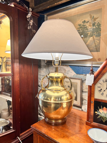 Vintage Brass Urn Style Lamp