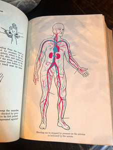 Antique medical book health knowledge, 1927