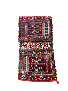 Vintage Persian Rug SaddleBag - Vintage AnthropologyVintage Anthropology
