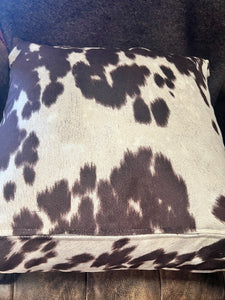 Faux CowHide Down Pillow by Vintage Anthropology
