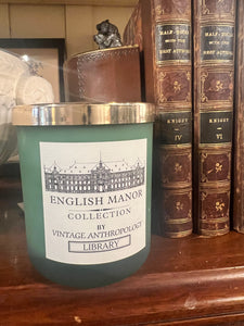 English Manor House Soy Candle “The Library”