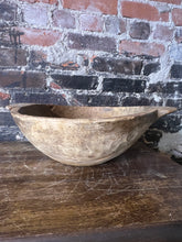 Load image into Gallery viewer, Antique French Handled Wood Bowl