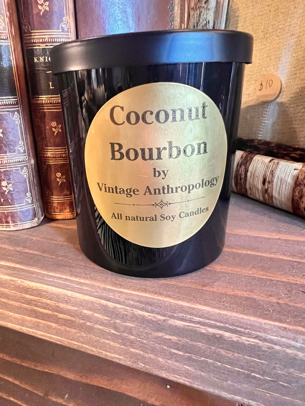 Soy Candle Coconut Bourban