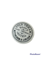 Load image into Gallery viewer, Antique Ironstone Transferware Cold Cream Jar