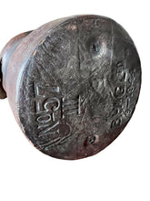 Load image into Gallery viewer, Antique English Leather Cordite Canister