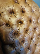 Load image into Gallery viewer, Vintage Chesterfield Tufted Wing  Back Chair