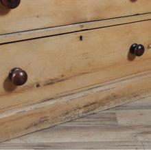 Load image into Gallery viewer, Antique English Scrubbed Pine Dresser