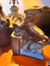Load image into Gallery viewer, Vintage 1940s Melrose Ware Art Deco Horse Bookends