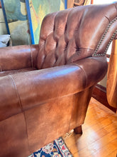 Load image into Gallery viewer, Tufted Bradington and Young Leather Club Chair