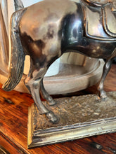 Load image into Gallery viewer, Antique Bronze Equestrian Horse Statue