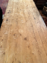 Load image into Gallery viewer, Antique 1800s French Scrubbed Pine Work Table