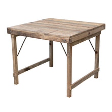 Load image into Gallery viewer, Reclaimed wood Folding table