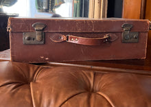 Load image into Gallery viewer, Antique leather suitcase