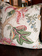Load image into Gallery viewer, Botanical Oversized Down Pillow by Vintage Anthropology