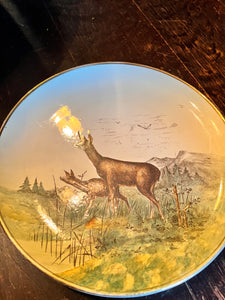 Antique Villeroy & Boch Deer Plate