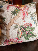 Load image into Gallery viewer, Botanical Oversized Down Pillow by Vintage Anthropology