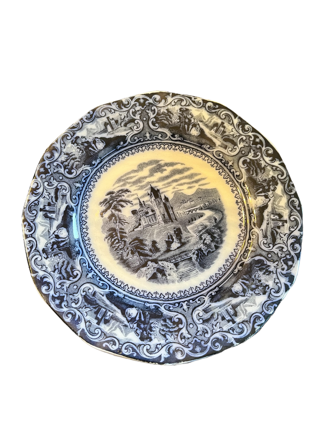 Antique Staffordshire Transferware Plate